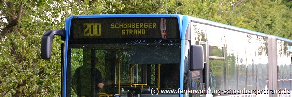 Anreise mit dem Bus